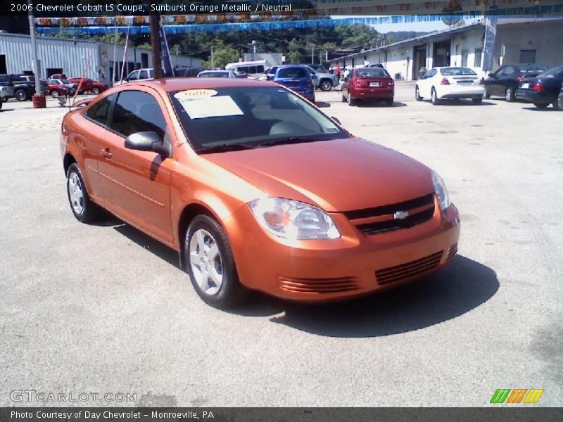 Sunburst Orange Metallic / Neutral 2006 Chevrolet Cobalt LS Coupe
