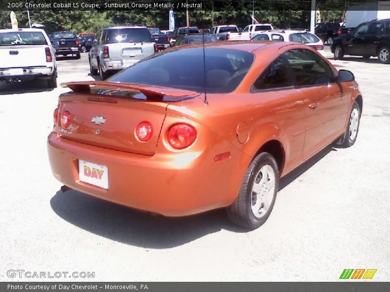 Sunburst Orange Metallic / Neutral 2006 Chevrolet Cobalt LS Coupe