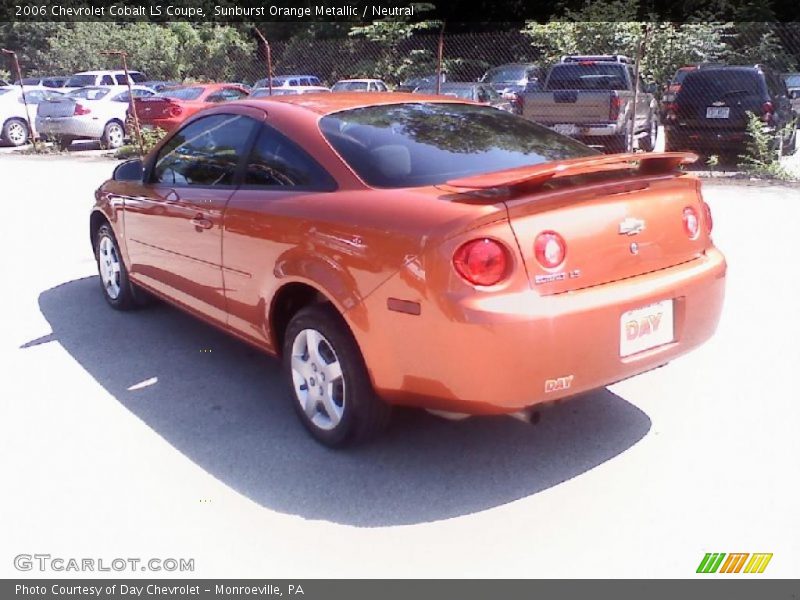 Sunburst Orange Metallic / Neutral 2006 Chevrolet Cobalt LS Coupe