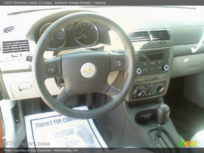 Sunburst Orange Metallic / Neutral 2006 Chevrolet Cobalt LS Coupe