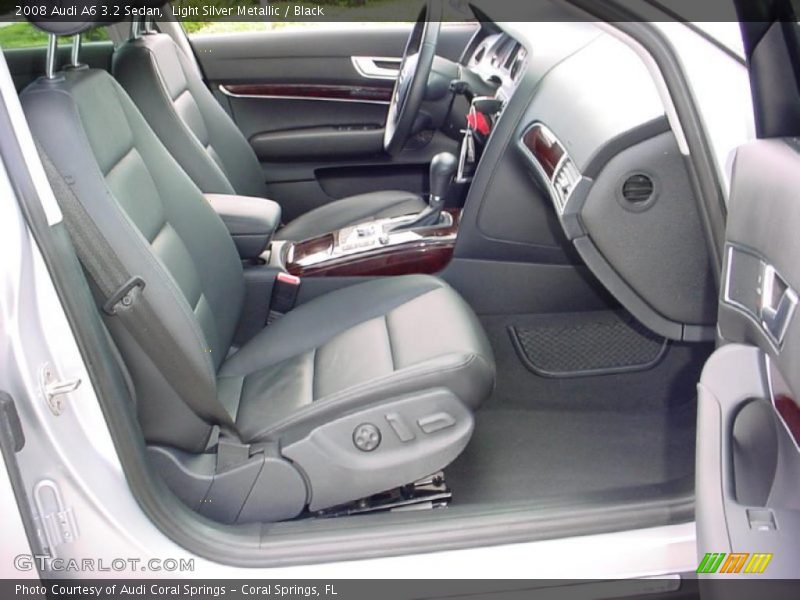 Light Silver Metallic / Black 2008 Audi A6 3.2 Sedan