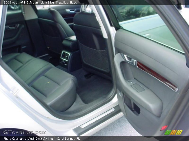 Light Silver Metallic / Black 2008 Audi A6 3.2 Sedan