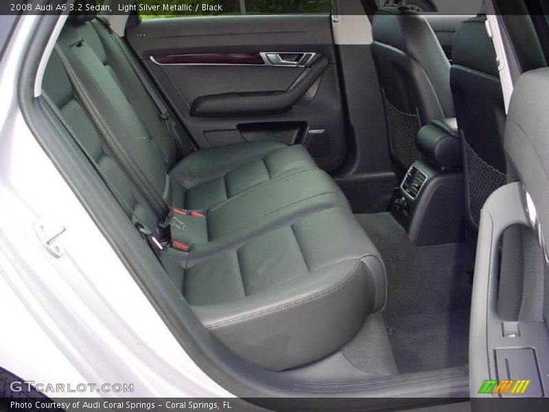 Light Silver Metallic / Black 2008 Audi A6 3.2 Sedan