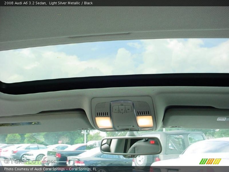 Light Silver Metallic / Black 2008 Audi A6 3.2 Sedan