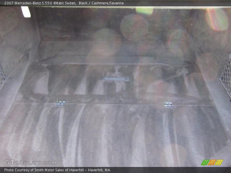 Black / Cashmere/Savanna 2007 Mercedes-Benz S 550 4Matic Sedan