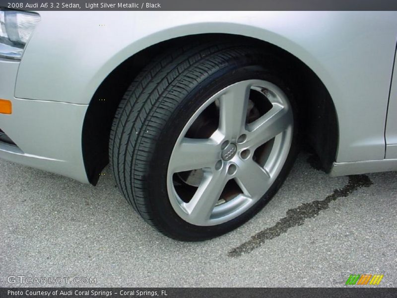 Light Silver Metallic / Black 2008 Audi A6 3.2 Sedan