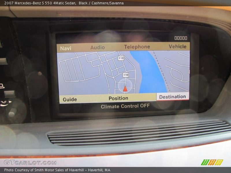 Black / Cashmere/Savanna 2007 Mercedes-Benz S 550 4Matic Sedan
