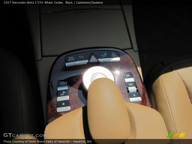 Black / Cashmere/Savanna 2007 Mercedes-Benz S 550 4Matic Sedan