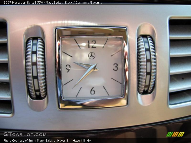 Black / Cashmere/Savanna 2007 Mercedes-Benz S 550 4Matic Sedan