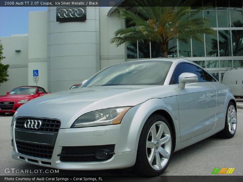 Ice Silver Metallic / Black 2008 Audi TT 2.0T Coupe