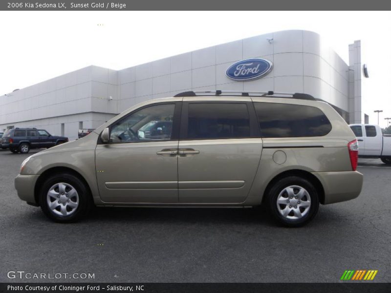 Sunset Gold / Beige 2006 Kia Sedona LX