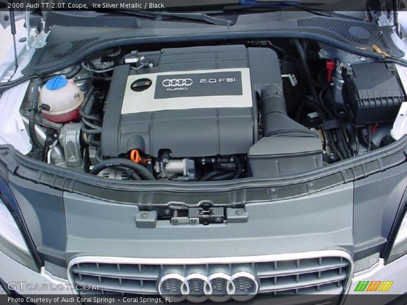 Ice Silver Metallic / Black 2008 Audi TT 2.0T Coupe