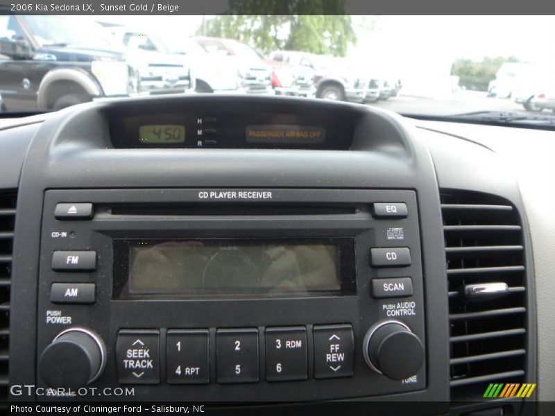 Sunset Gold / Beige 2006 Kia Sedona LX