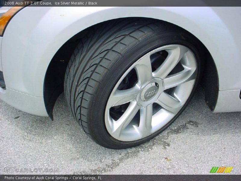 Ice Silver Metallic / Black 2008 Audi TT 2.0T Coupe