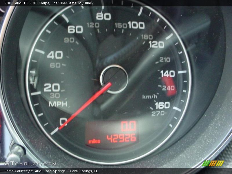 Ice Silver Metallic / Black 2008 Audi TT 2.0T Coupe