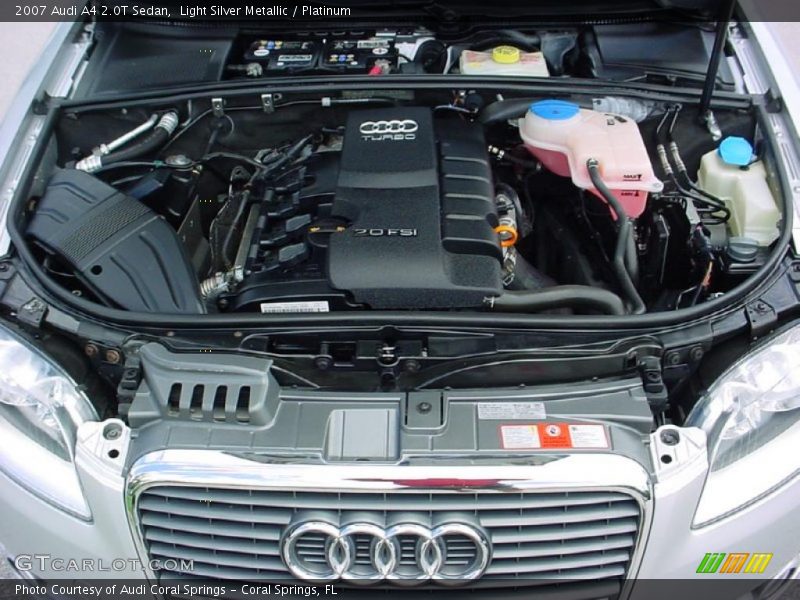 Light Silver Metallic / Platinum 2007 Audi A4 2.0T Sedan