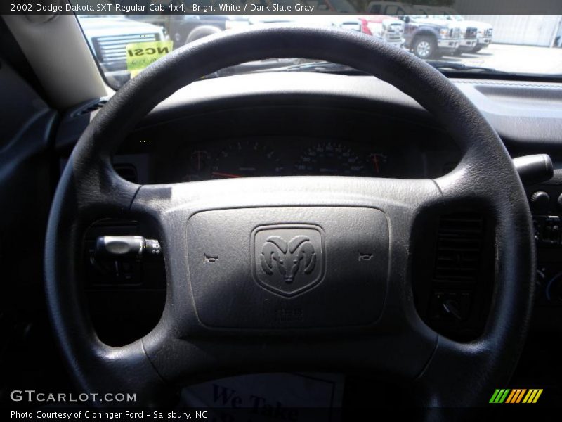 Bright White / Dark Slate Gray 2002 Dodge Dakota SXT Regular Cab 4x4