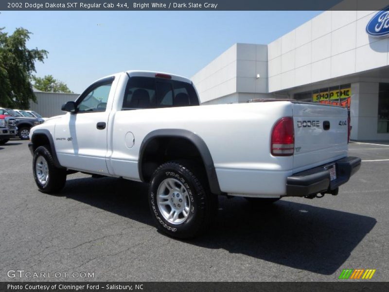 Bright White / Dark Slate Gray 2002 Dodge Dakota SXT Regular Cab 4x4