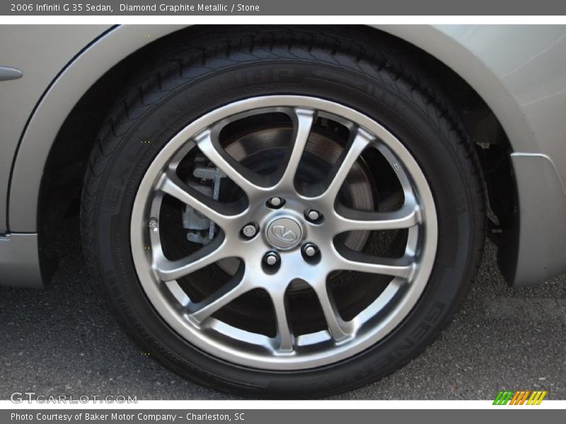 Diamond Graphite Metallic / Stone 2006 Infiniti G 35 Sedan