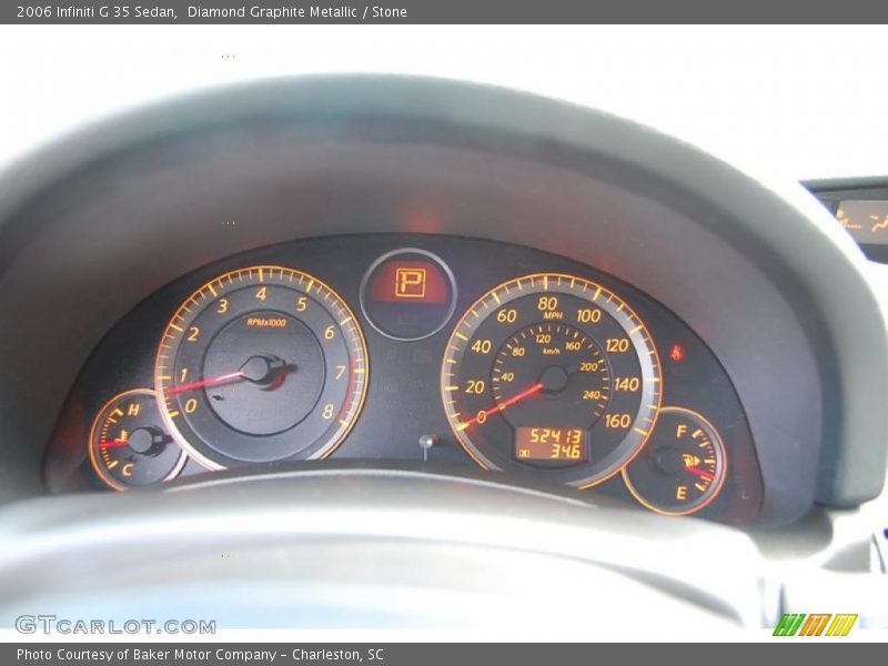Diamond Graphite Metallic / Stone 2006 Infiniti G 35 Sedan