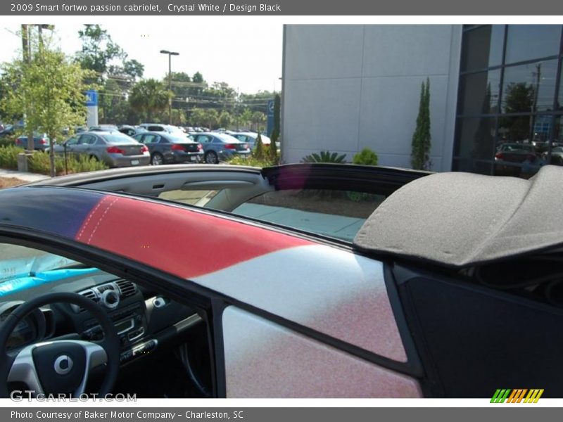 Crystal White / Design Black 2009 Smart fortwo passion cabriolet