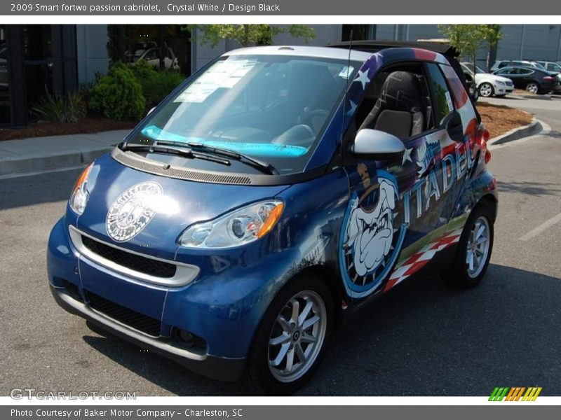 Crystal White / Design Black 2009 Smart fortwo passion cabriolet