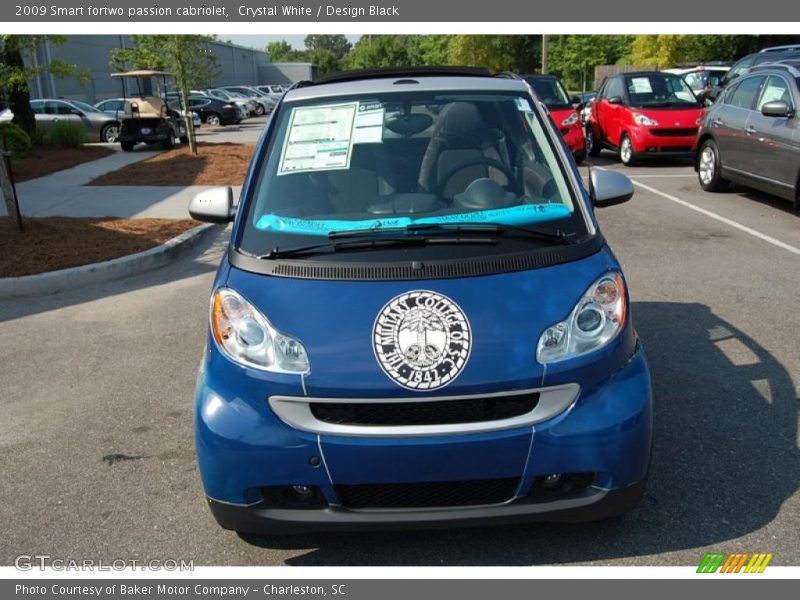 Crystal White / Design Black 2009 Smart fortwo passion cabriolet