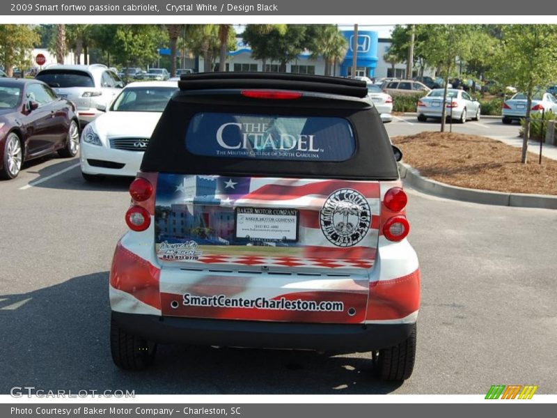 Crystal White / Design Black 2009 Smart fortwo passion cabriolet