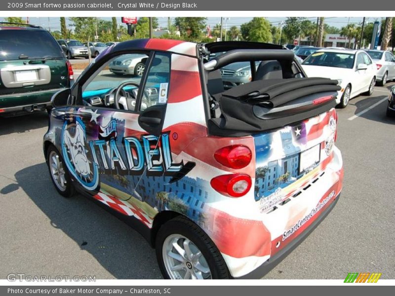 Crystal White / Design Black 2009 Smart fortwo passion cabriolet