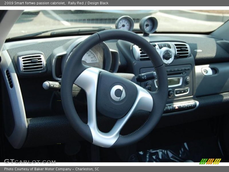 Rally Red / Design Black 2009 Smart fortwo passion cabriolet