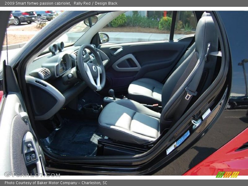 Rally Red / Design Black 2009 Smart fortwo passion cabriolet
