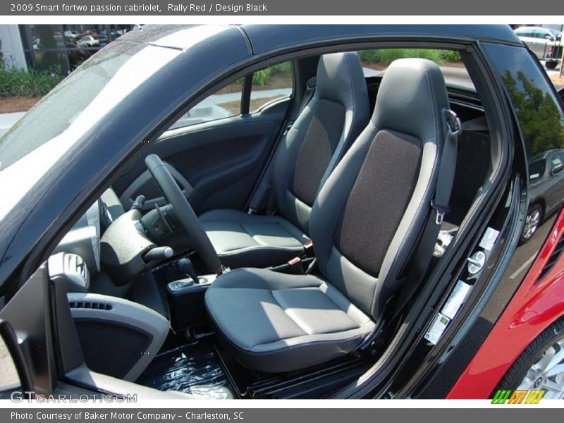 Rally Red / Design Black 2009 Smart fortwo passion cabriolet
