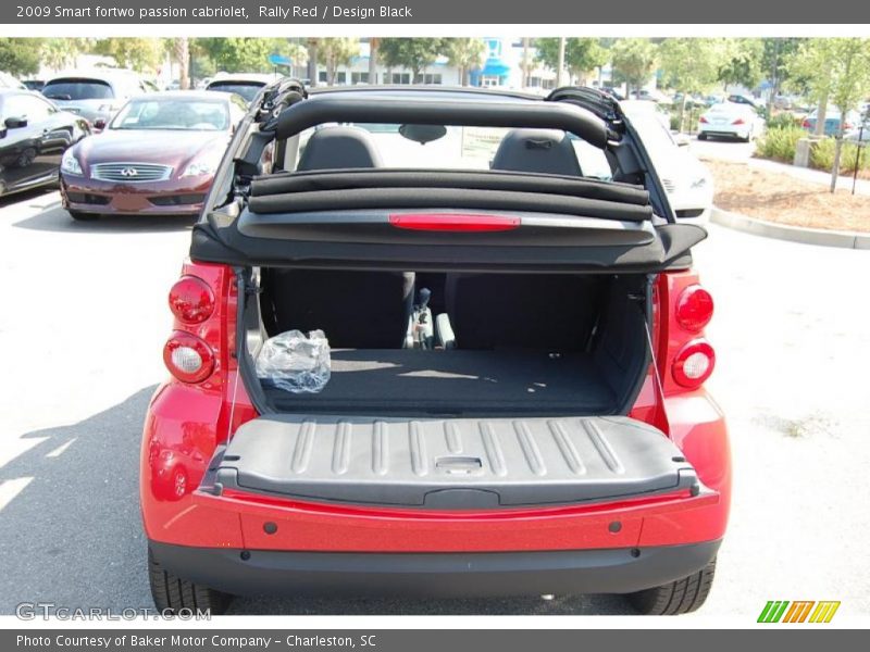 Rally Red / Design Black 2009 Smart fortwo passion cabriolet