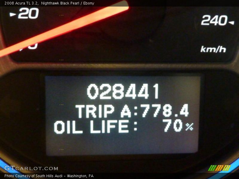 Nighthawk Black Pearl / Ebony 2008 Acura TL 3.2