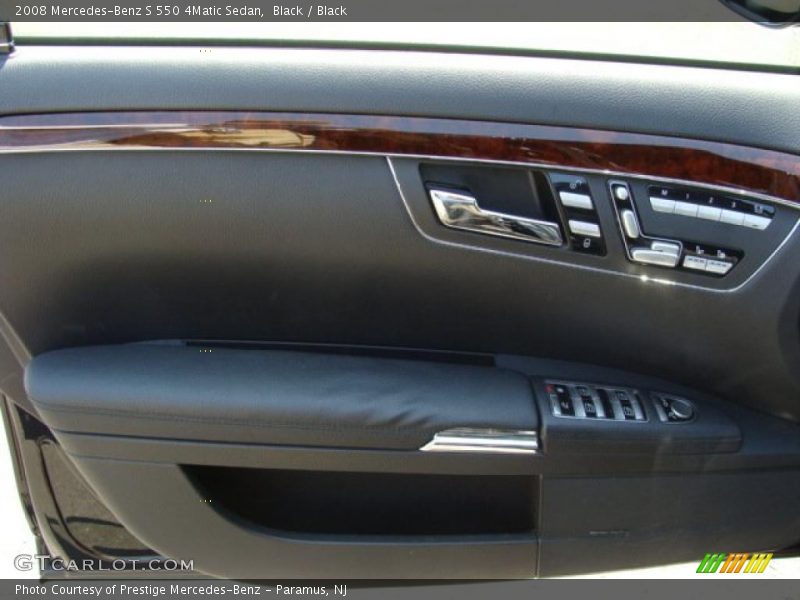 Black / Black 2008 Mercedes-Benz S 550 4Matic Sedan