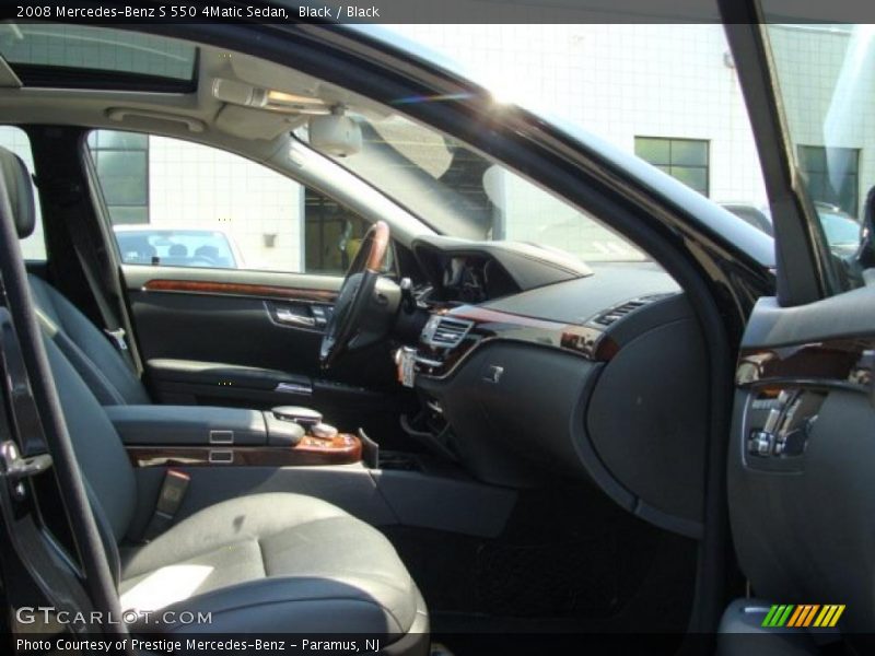 Black / Black 2008 Mercedes-Benz S 550 4Matic Sedan
