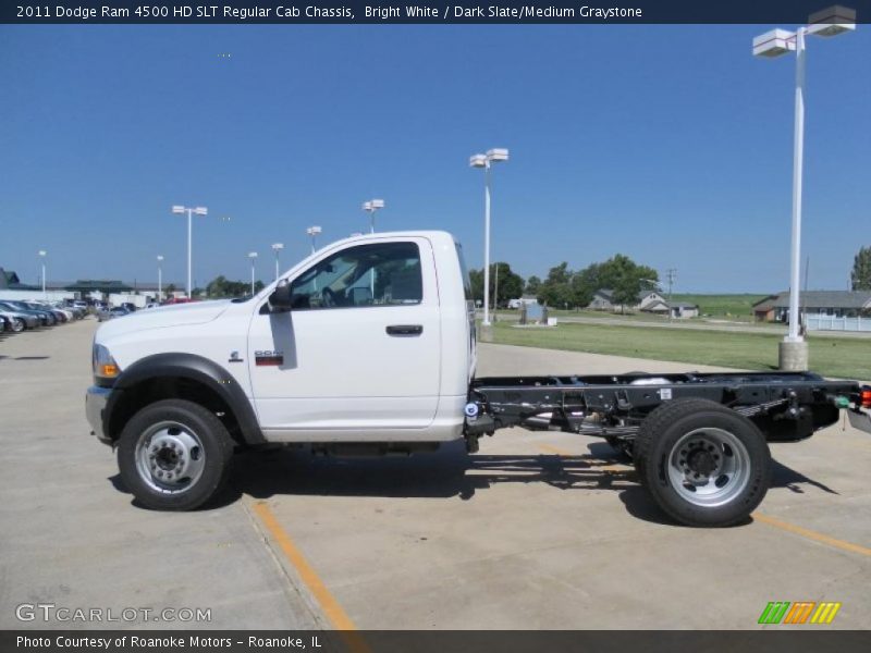 Bright White / Dark Slate/Medium Graystone 2011 Dodge Ram 4500 HD SLT Regular Cab Chassis