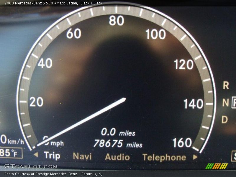Black / Black 2008 Mercedes-Benz S 550 4Matic Sedan