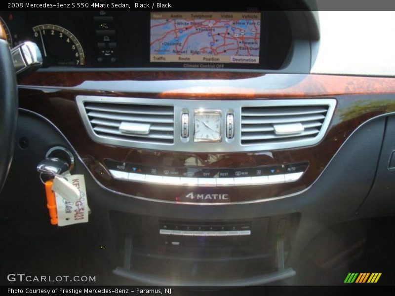 Black / Black 2008 Mercedes-Benz S 550 4Matic Sedan