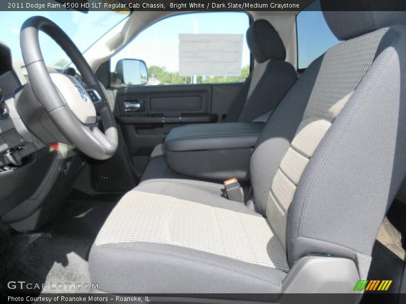 Bright White / Dark Slate/Medium Graystone 2011 Dodge Ram 4500 HD SLT Regular Cab Chassis