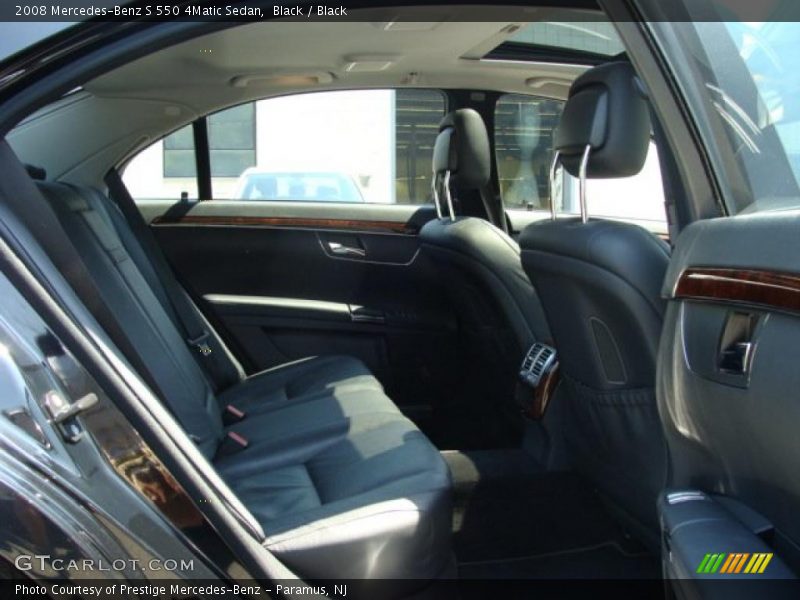 Black / Black 2008 Mercedes-Benz S 550 4Matic Sedan