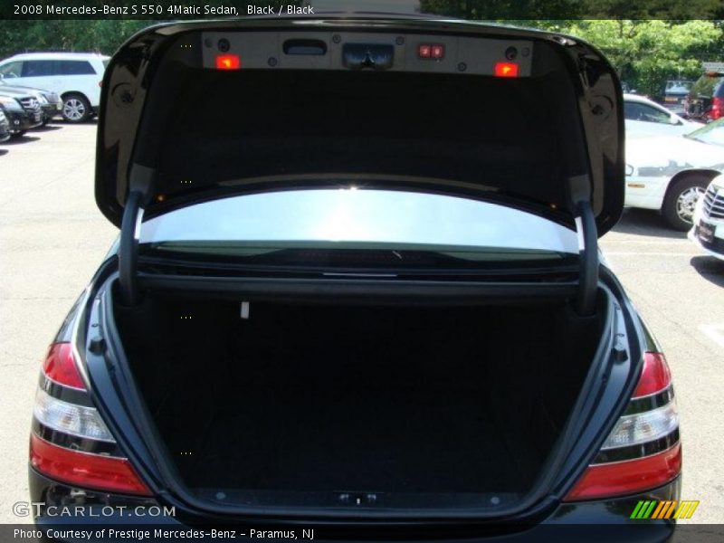 Black / Black 2008 Mercedes-Benz S 550 4Matic Sedan