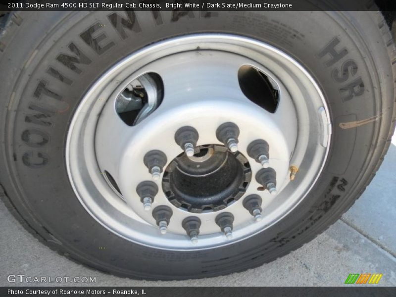 Bright White / Dark Slate/Medium Graystone 2011 Dodge Ram 4500 HD SLT Regular Cab Chassis