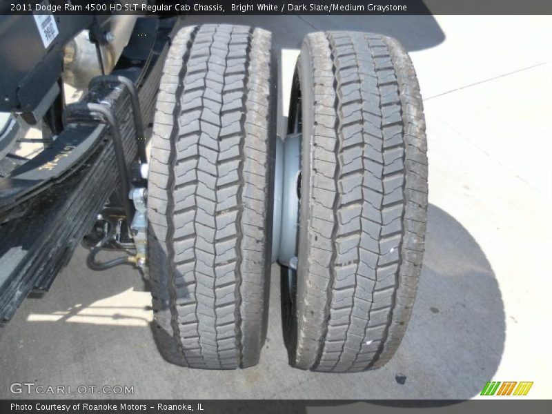 Bright White / Dark Slate/Medium Graystone 2011 Dodge Ram 4500 HD SLT Regular Cab Chassis