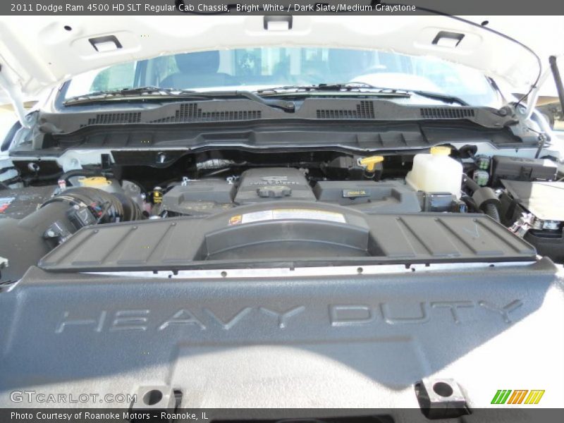 Bright White / Dark Slate/Medium Graystone 2011 Dodge Ram 4500 HD SLT Regular Cab Chassis