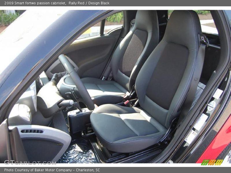 Rally Red / Design Black 2009 Smart fortwo passion cabriolet