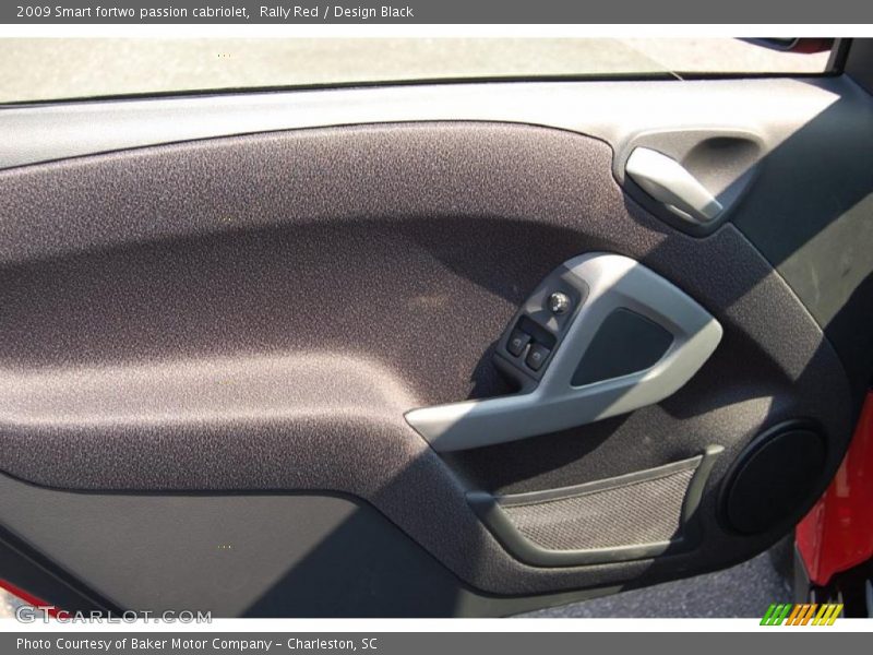 Rally Red / Design Black 2009 Smart fortwo passion cabriolet