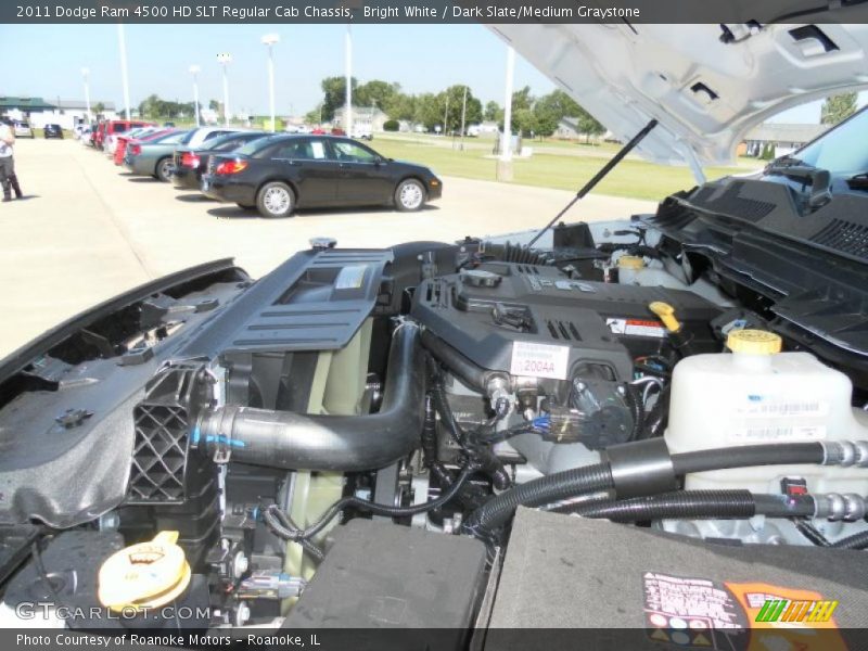 Bright White / Dark Slate/Medium Graystone 2011 Dodge Ram 4500 HD SLT Regular Cab Chassis
