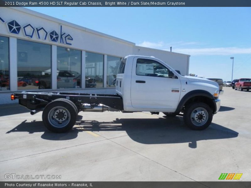 Bright White / Dark Slate/Medium Graystone 2011 Dodge Ram 4500 HD SLT Regular Cab Chassis