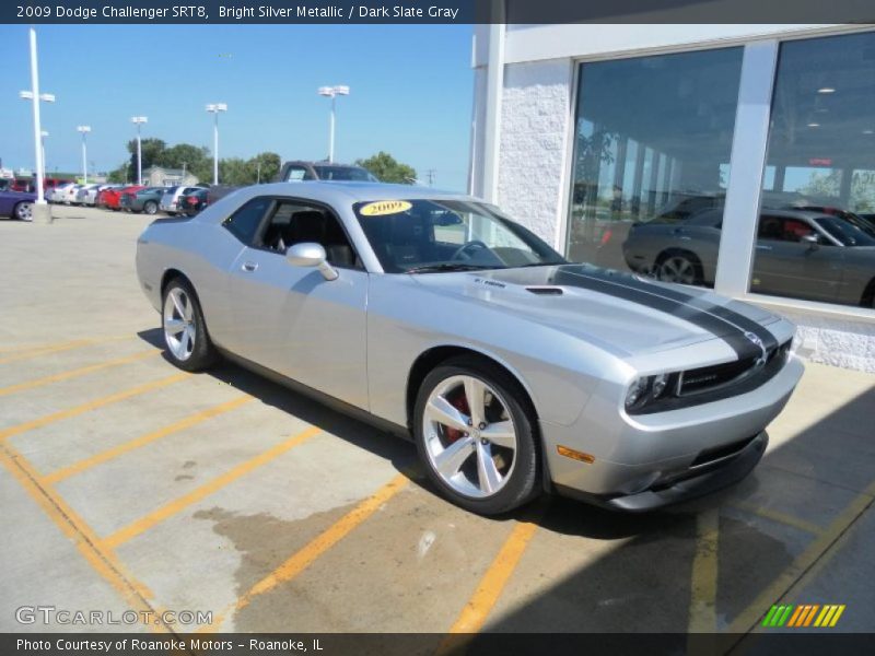 Bright Silver Metallic / Dark Slate Gray 2009 Dodge Challenger SRT8